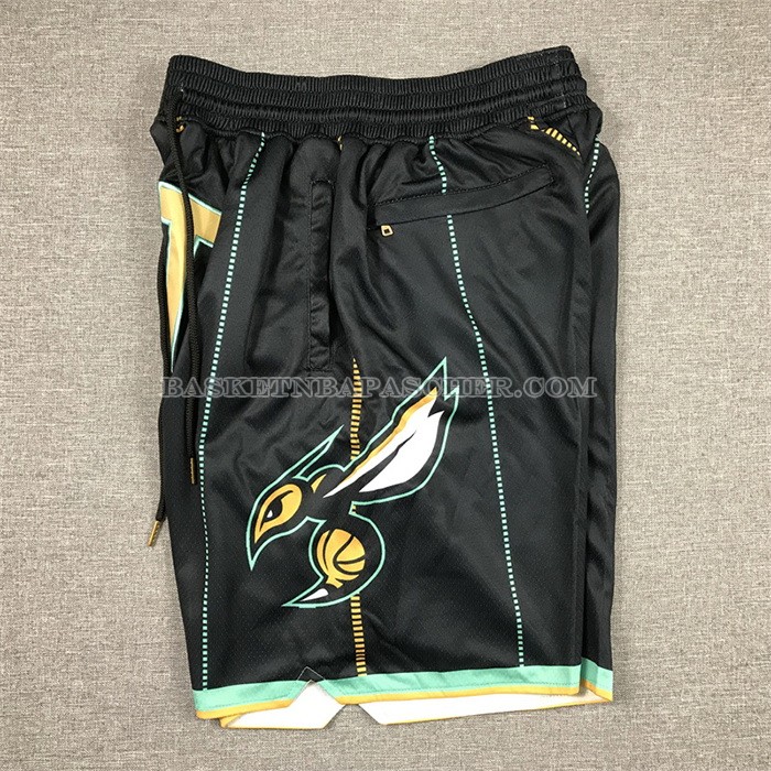 Short Charlotte Hornets Ville Just Don 2022-23 Noir